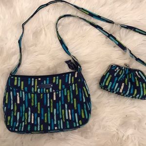 Vera Bradley crossbody bag with coin purse